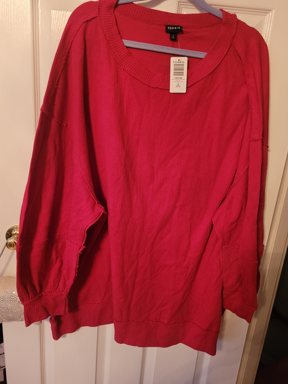 Torrid Pink Women's Sweater - Crewneck Pullover